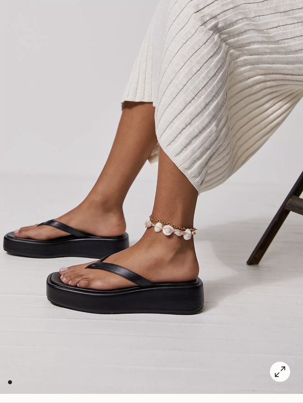 Seychelles Sunflower Platform Sandal